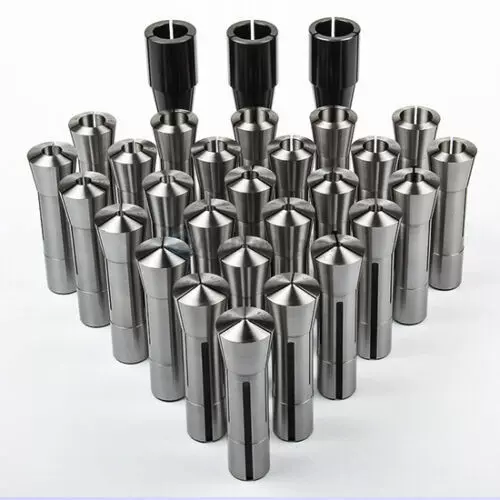R8英制孔径弹性夹头高精R8嗦咀夹头铣床英制7/16炮塔铣床专用夹具