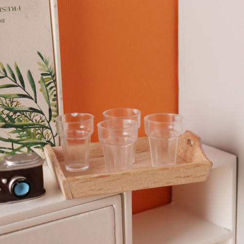 Miniature food and play empty cup water cup ice cream cup mini model 1:12 points dollhouse diy play house life scene