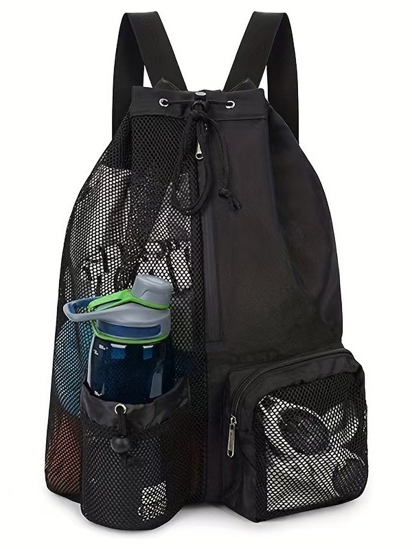 Bolsa de natación de malla mochila con bolsa húmeda mochila portátil al aire libre de playa gimnasio amazon mochila explosiva image 6