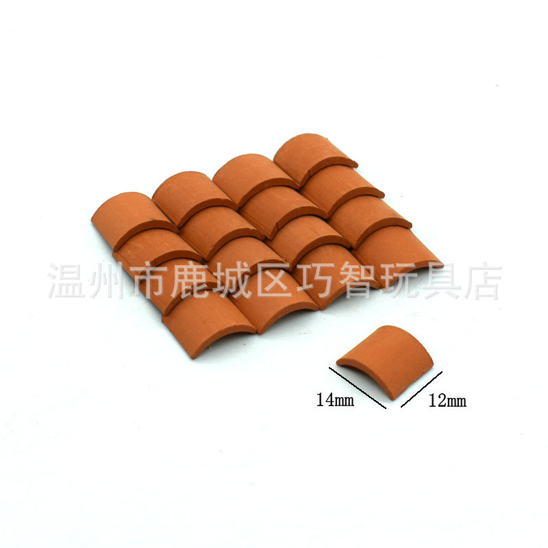 Miniature red tile (1 piece)