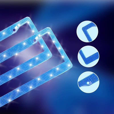 License plate holder/license plate holder Car License Plate Round Hole