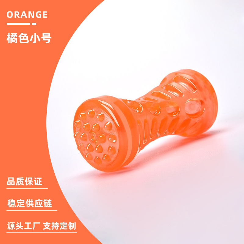 Tpr sonando juguete para mascotas nudo sólido hueso de perro resistente a mordeduras palo de molienda Juguete para perros Amazon venta caliente suministros para mascotas