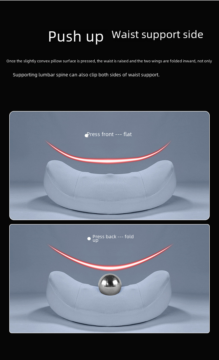 Coussin lombaire de siège de voiture Coussin lombaire du conducteur Protection de la taille de conduite Artefact Dossier de siège conducteur Voiture Oreiller lombaire de voiture_voghion.com