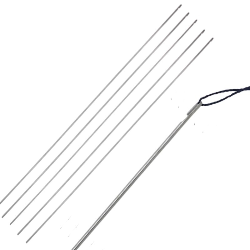 Lead Thread Beads Crochet Crystal Beads Crochet Side Opening Long Handmade Jewelry Necklace Beading Needle