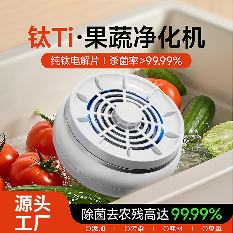 【源头工厂】果蔬清洗机食材净化机家园水果洗菜无线去农药残留|undefined