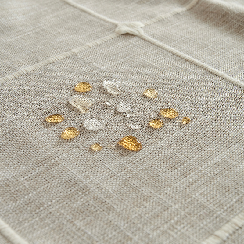 Amazon para la mesa impermeable tela de mesa de cuadrilátero atmósfera de mesa de comedor casa antideslizante Jacquard tejido cubierta de mesa de té