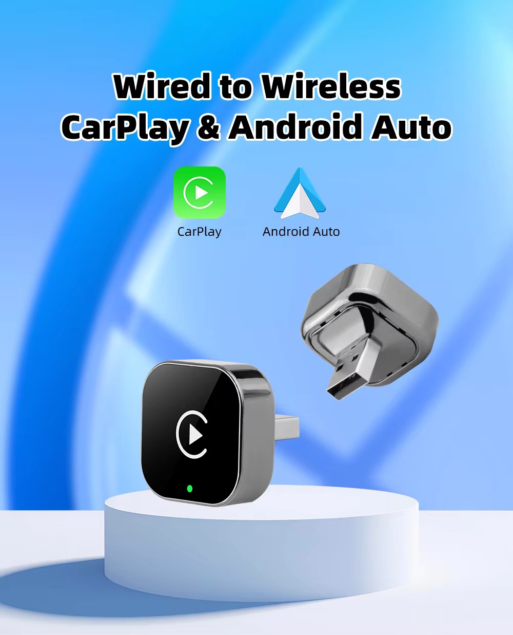 CarPlay module Android Auto car-machine connectivity box 2-in-1 smart wireless CarPlay box