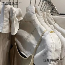 韩国服装店布套棉麻帆布防滑衣撑布罩羊毛衫毛衣无痕衣挂套