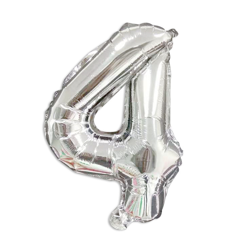 Versión estadounidense del globo de película de aluminio digital de 40 pulgadas de cuerpo delgado Decoración de fiesta de cumpleaños Helio flotando en el aire Globo grande transfronterizo de 42 pulgadas