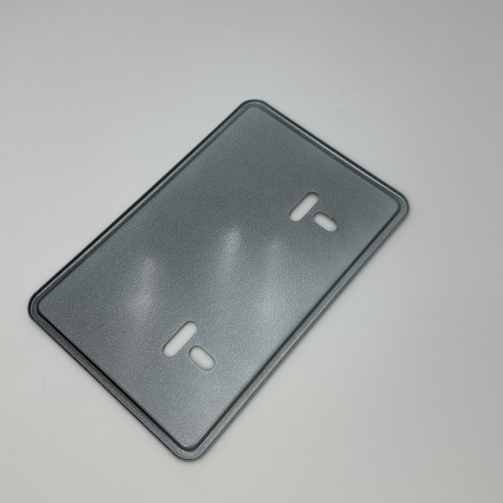 Southeast Asia Cross-Border Cambodian Motorcycle License Plate Frame, Silver-Gray Metal License Plate Protection Frame, Thickened and Wear-Resistant