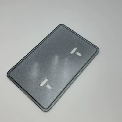 Nömrə qabı License Plate Frame, Silver-Gray Metal