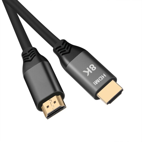 Aluminum Housing High-Definition 8K 60Hz Compatible 4K 120Hz Supporting eRCA Audio Return HDMI TV Cable Version 2.1