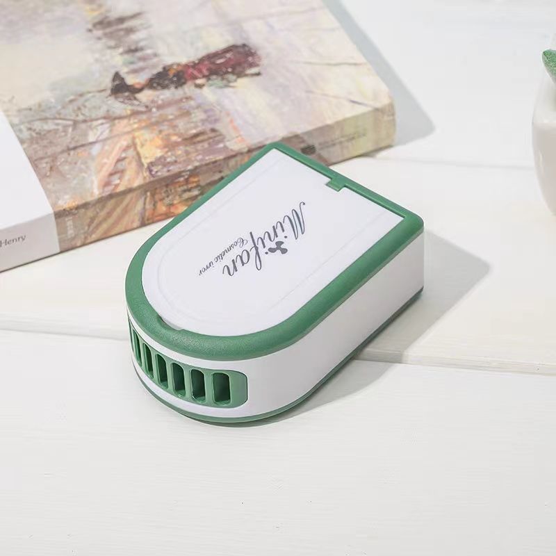 거울이있는 헤어 드라이어 (녹색)