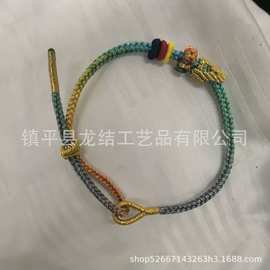 2024年龙年手绳生肖手绳灵隐上岸昌殊七慧可穿黄金配饰多用途手链