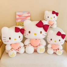 hellokitty公仔毛绒玩具凯蒂猫安抚玩偶哈喽kt猫咪娃娃厂家批发