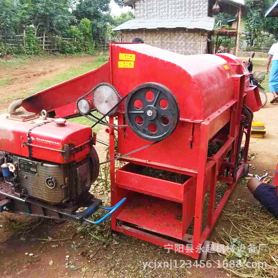 河南新款花生摘果机信阳1000型摔花生机全喂入式干湿花生摘果机