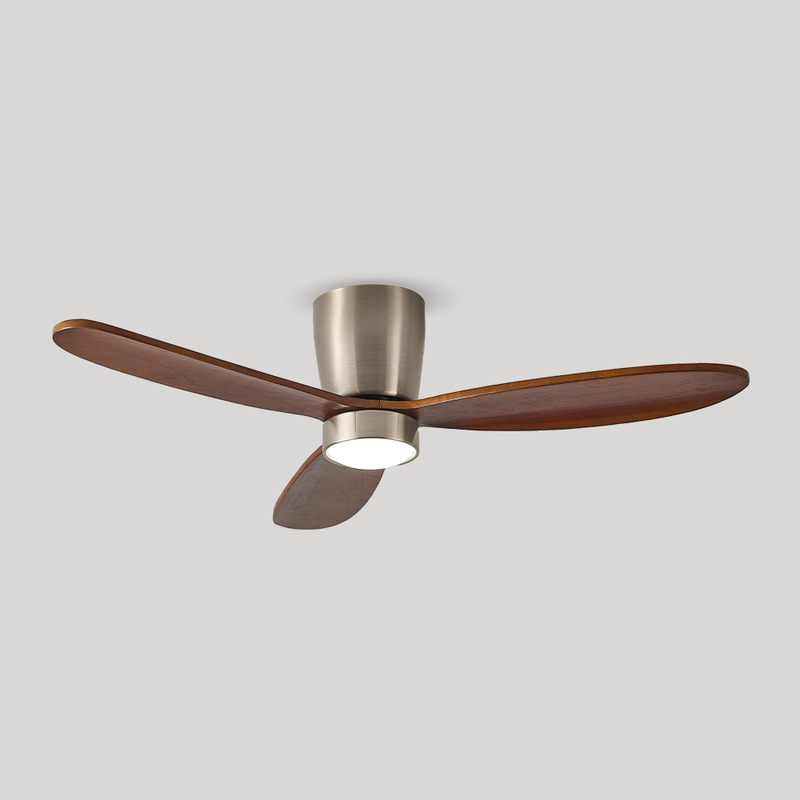Ceiling Fan Light Bedroom Soft Style Dining Room Minute Style High Style Living Room Fan with Light Nordic Solid Wood Ceiling Fan Light
