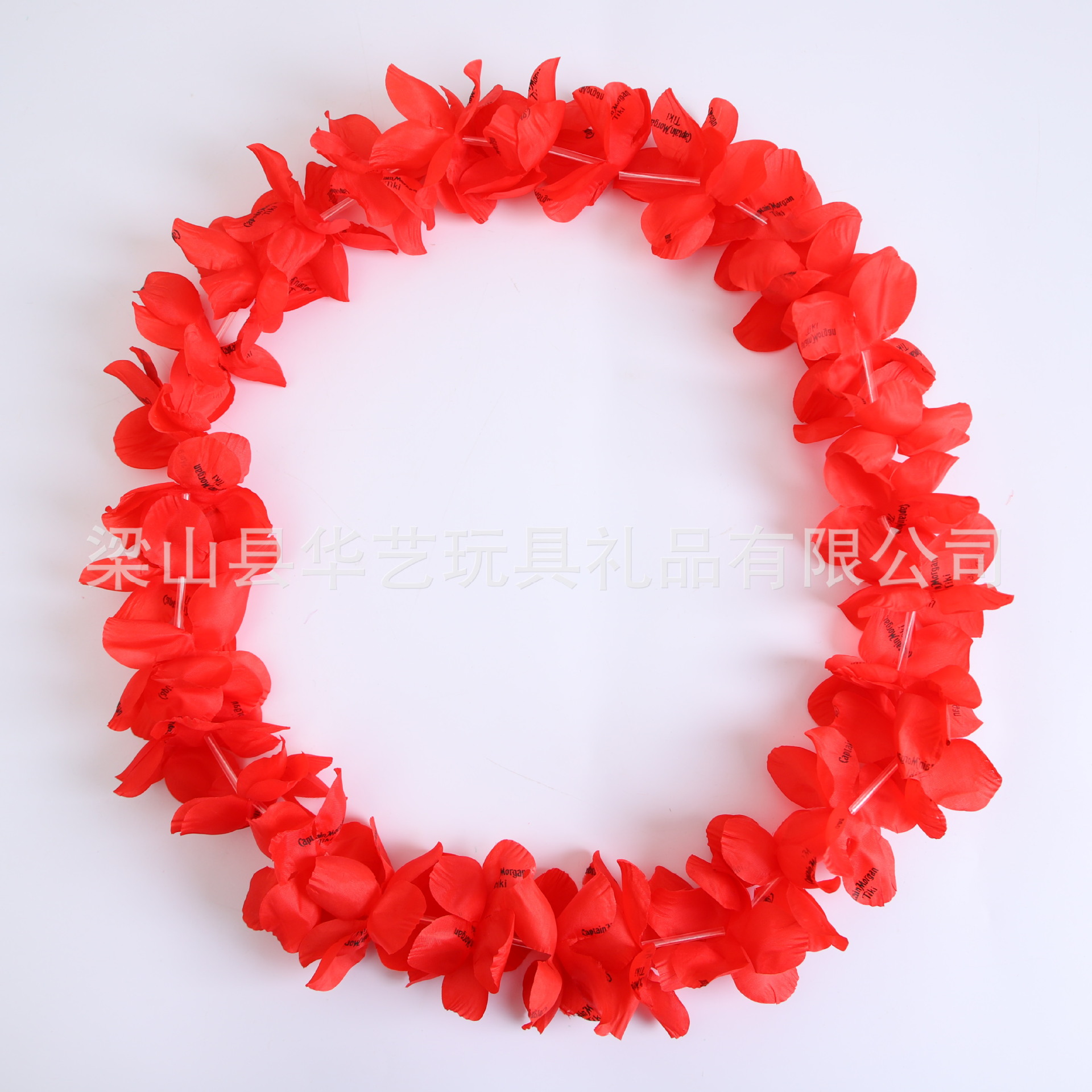 Fabricantes mayoristas transfronterizos no caen guirlandas hawaianas nuevas guirlandas de tela mejoradas engrosadas guirlandas de decoración de Navidad