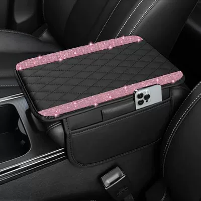 Armrest box pad, Crystal Armrest Box Mat Center