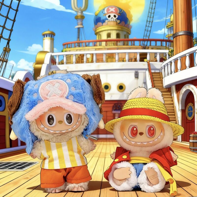 Chopper Luffy 17cm Baby Clothes First Generation Second Generation Third Generation Sitting Party Luffy Baby Clothes Labubu