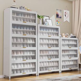 Shoe Rack Multi-Layer Storage Shelf Household Simple Entrance Balcony Indoor Large-Capacity Dust-Proof Shoe Cabinet Small Dormitory