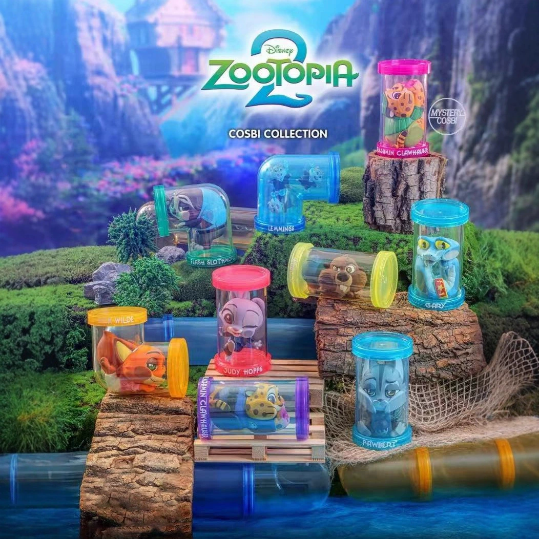 Искусственные Disney Zootopia 2 фильм слепая коробка модные фигурки милые креативные настольные украшения оптом