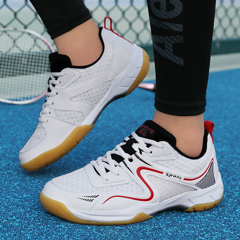 Nuevos zapatos deportivos transfronterizos zapatos de bádminton de hombre zapatos de entrenamiento de tenis de mesa transpirables zapatos de tenis cómodos ligeros estudiantes