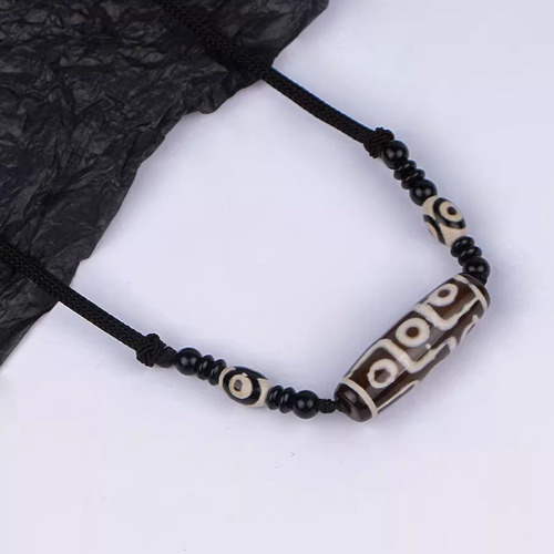 Nine-Eyed Heaven Pearl Ceramic Men's Bracelet, New Chinese Style Ethnic Flavor, Unique Design,  New Arrival, Factory Direct Sale