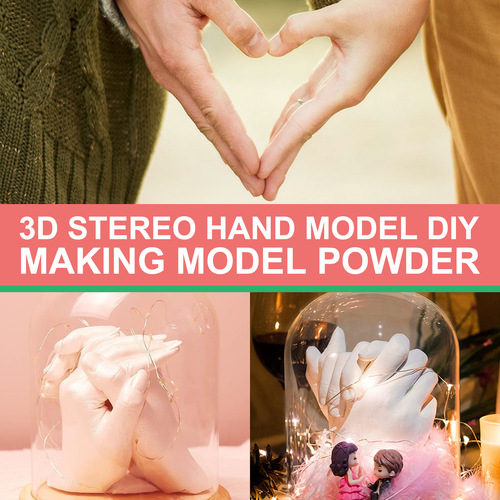 JUE-FISH 3D Hand Model Powder DIY 3D Cloning Powder Mother’s Day Valentine’s Day Surprise Gift