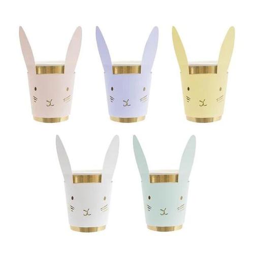 Easter party supplies rabbit paper cups photo prop rabbit party decoration picnic Easter rabbit cups
