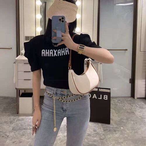 Small C armpit bag for women  new fashion and versatile French niche high-end style shoulder bag trendy K