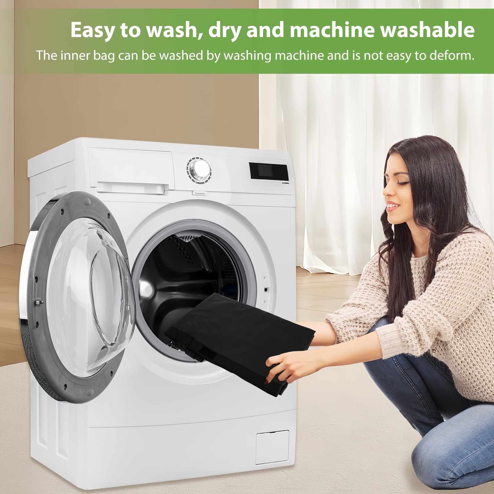 Cesta de almacenamiento de bambú con cubierta desmontable botella reciclada cesta de almacenamiento basura cocina casera reciclaje plegable