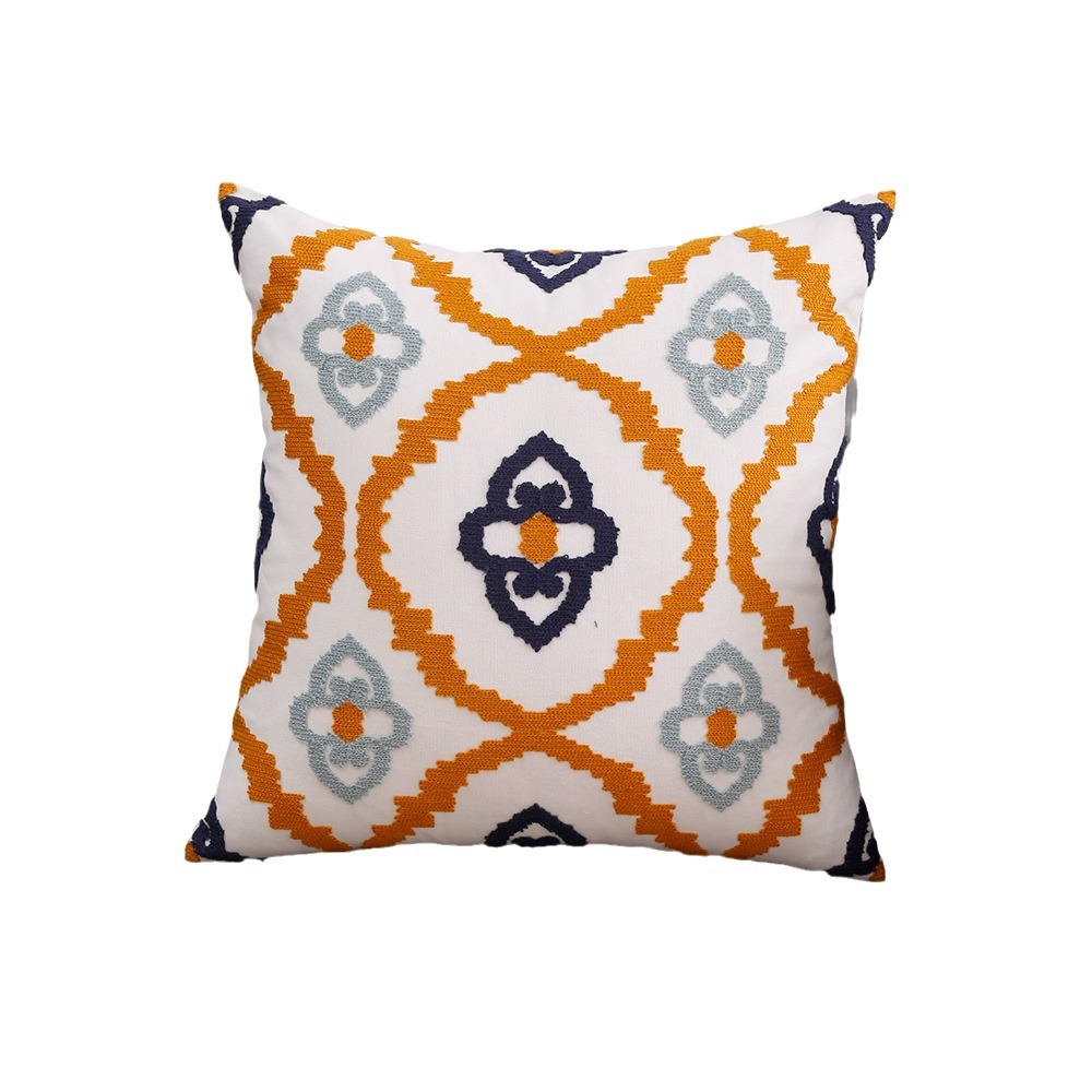 Funda de almohada con bordado de toalla, para comercio exterior transfronterizo, respaldo para sofá, disponible en Amazon/AliExpress, en stock, envío por unidad.