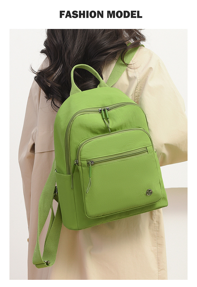 Large-capacity student backpack 2025 Popular new style Japanese and Korean trendy macaron color travel and leisure backpack undefined