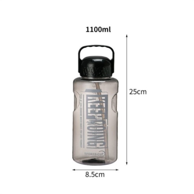 낙하 방지) 검은 색 1100ml 약 2kg 의 물-'
