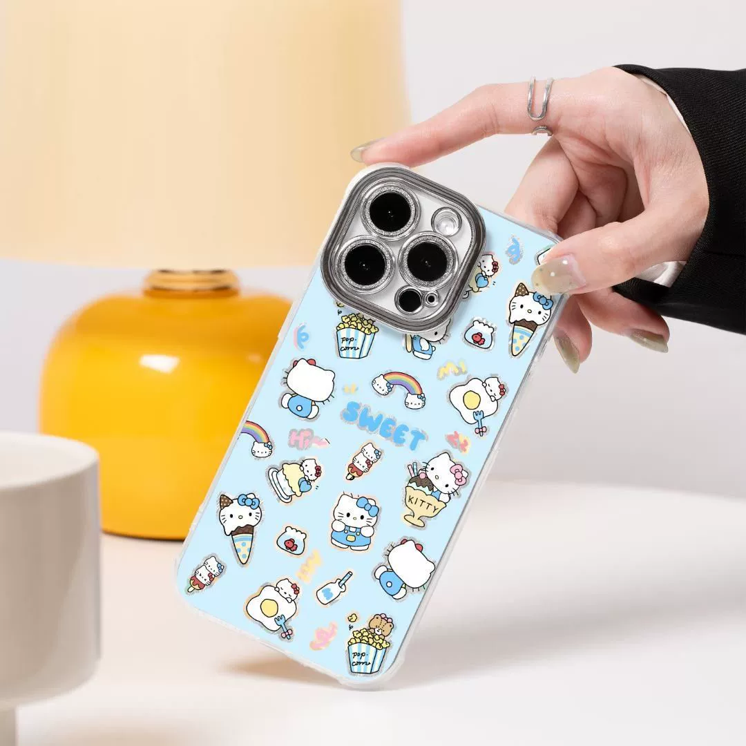 Hello Kitty, яблоко, iPhone16, чехол совместимый с телефоном, линза, iPhone13 Pro, 16promax