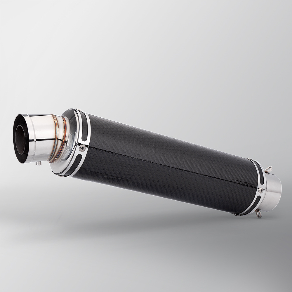 Applicable motorcycle MT09 CBR500R Z900 modified C29 small gun elbow exhaust pipe 60mm universal tail section