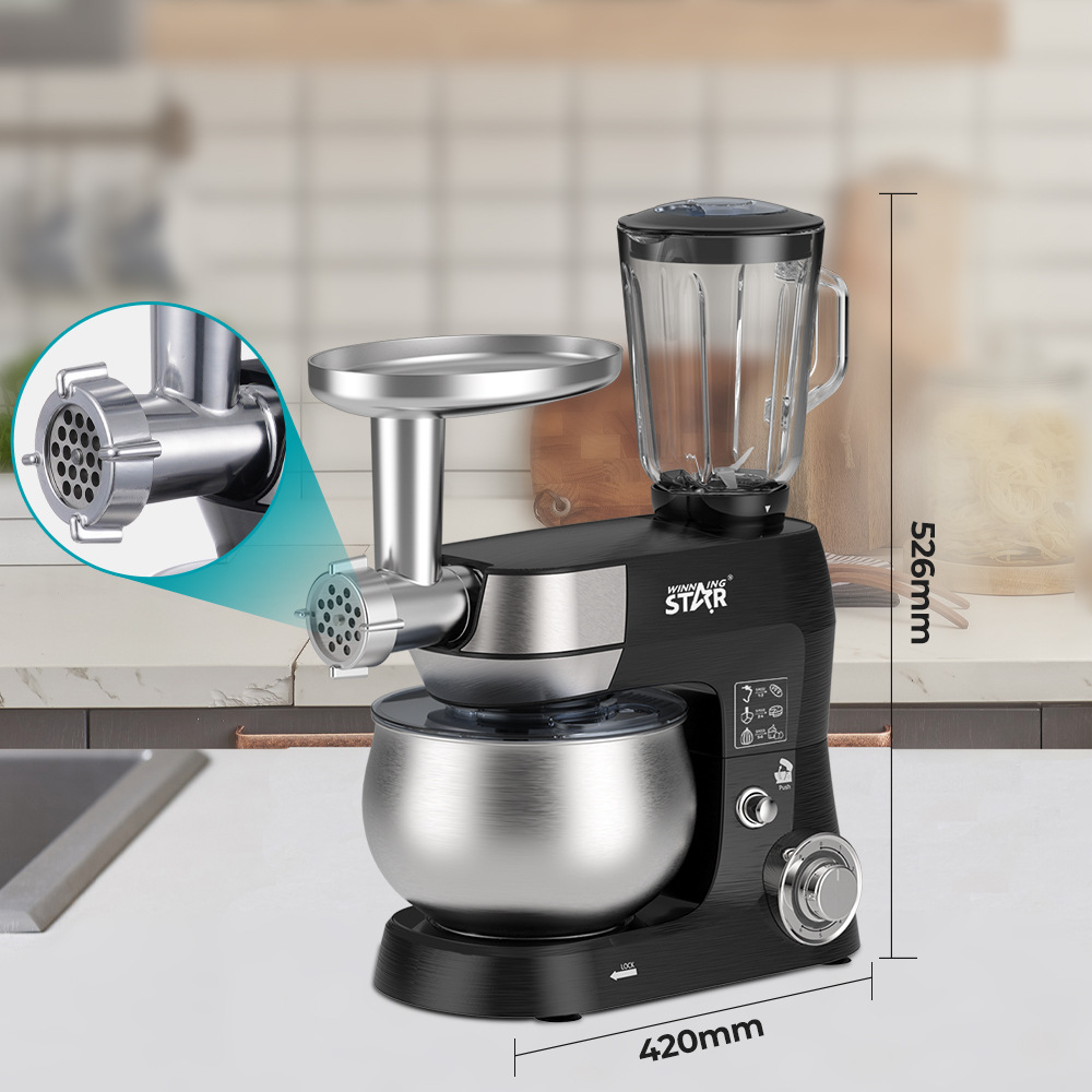Winning star crossover hogar 5L mezcla de fideos mezclados máquina de chef multifuncional Stand Mixer