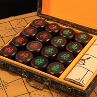 Шахматы Китайские шахматы с шахматной доской большой взрослый высококлассный массивный дерево из черного сандалового сафлоры