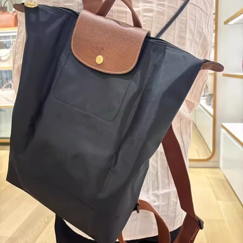 New Longxiang Large Nylon Foldable Waterproof Backpack, Large Capacity Dumpling Bag, Unisex Commuter School Bag New Longxiang Large Nylon Foldable Waterproof Backpack, Large Capacity Dumpling Bag, Unisex Commuter School Bag