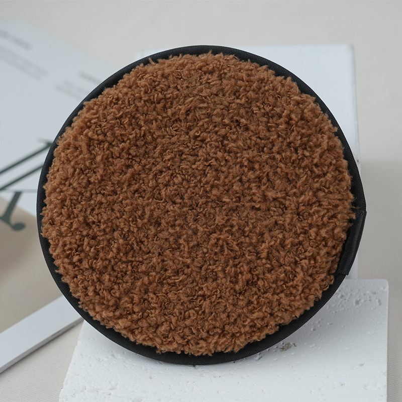 Esponja facial de doble cara para limpieza facial, removedor de maquillaje fácil de usar, esponja suave, diseño de piña, herramienta de limpieza y baño de algodón de azúcar.