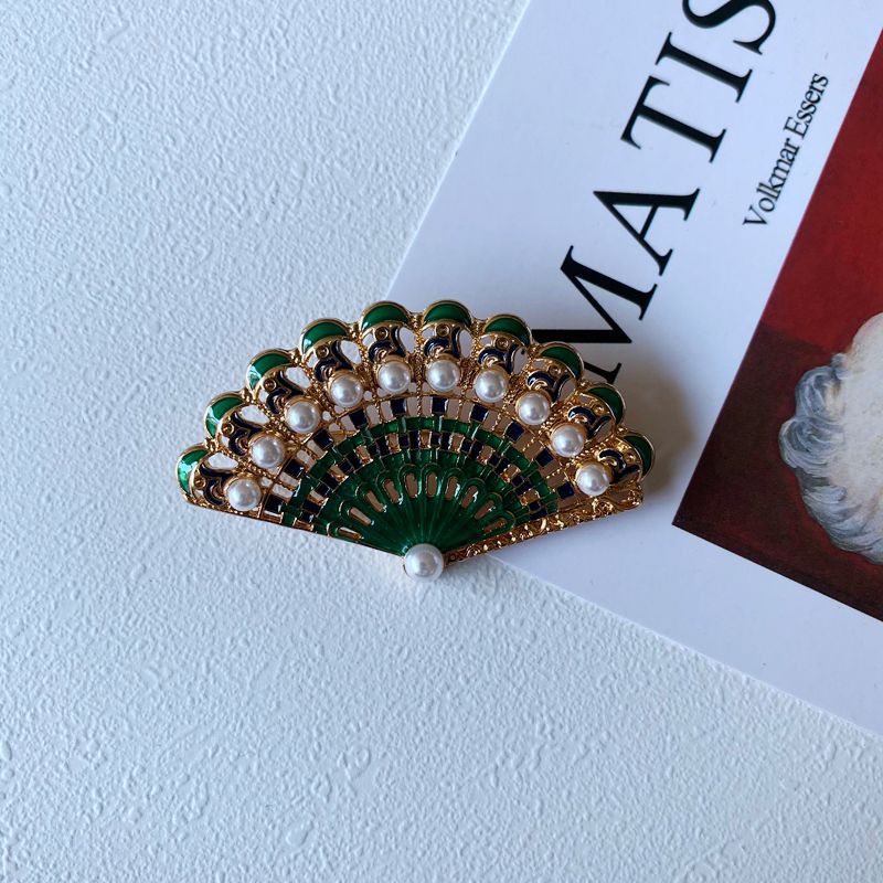 Broche Estilo Palacio Vintage Con Esmalte De Goteo De Perlas display picture 1