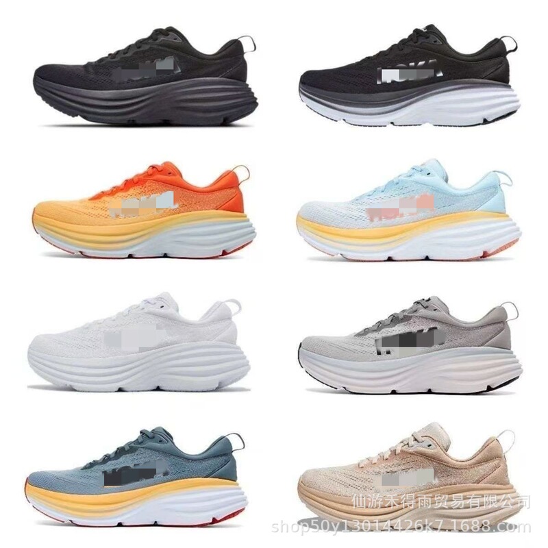 Cross-Border Hoka Women's Shoes, Bondi 8 Sports Shoes for Men, Breathable, Cushioning, Non-Slip Outdoor Hiking Shoes, Bondi 8 Running Shoes Cross-Border Hoka Women's Shoes, Bondi 8 Sports Shoes for Men, Breathable, Cushioning, Non-Slip Outdoor Hiking Shoes, Bondi 8 Running Shoes