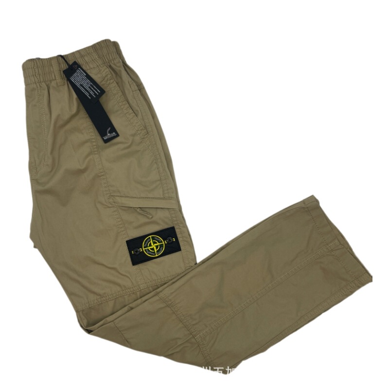 Trendy brand factory direct sale Stone new men's plus-size long pants, sports pants, casual lightweight pants, breathable work pants for men
