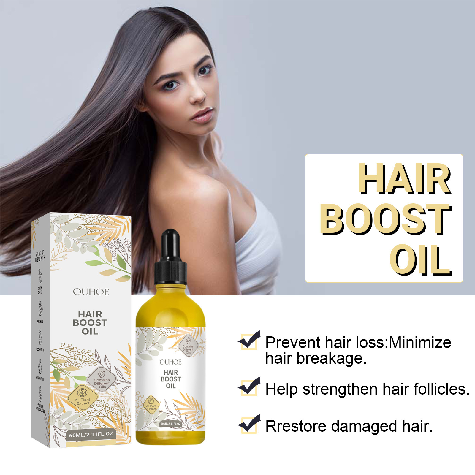OUHOE Dense Hair Essential Oil Image 9