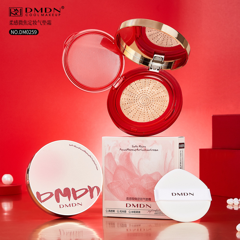 Soft-Touch, Slightly-Focussed Setting Cushion Cream, Large Capacity, Long-Lasting, Non-Caking, Non-Sticky, Moisturizing, Natural-Looking Foundation Soft-Touch, Slightly-Focussed Setting Cushion Cream, Large Capacity, Long-Lasting, Non-Caking, Non-Sticky, Moisturizing, Natural-Looking Foundation