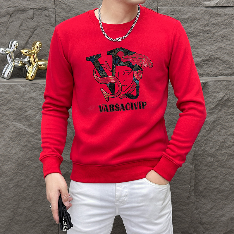 Fábrica de fuente de una primavera y otoño 2024 nueva letra estampada en caliente chaqueta de hombre joven chaqueta casual diaria