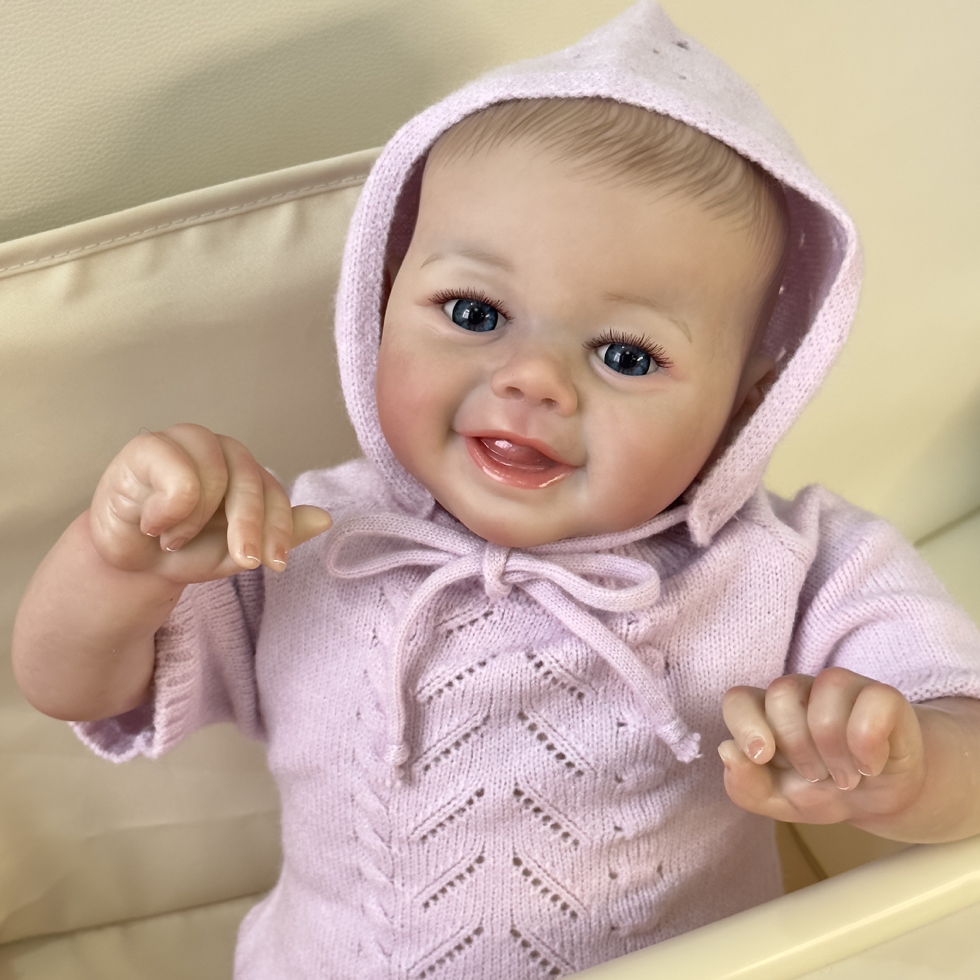 Muñeca de renacimiento de bebé de simulación de 48 cm