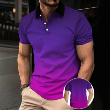 ��ʿʱ���ݶ�ɫ����Polo����߶����������ӡ��Ŧ�۷�װ�˶�����