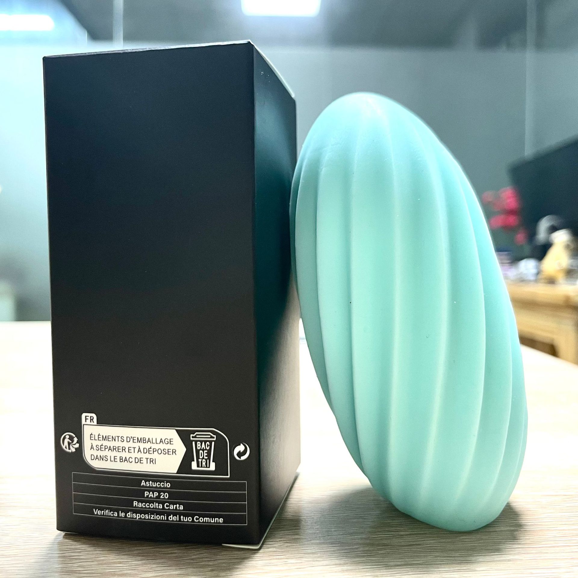 Azul (incluido el embalaje)